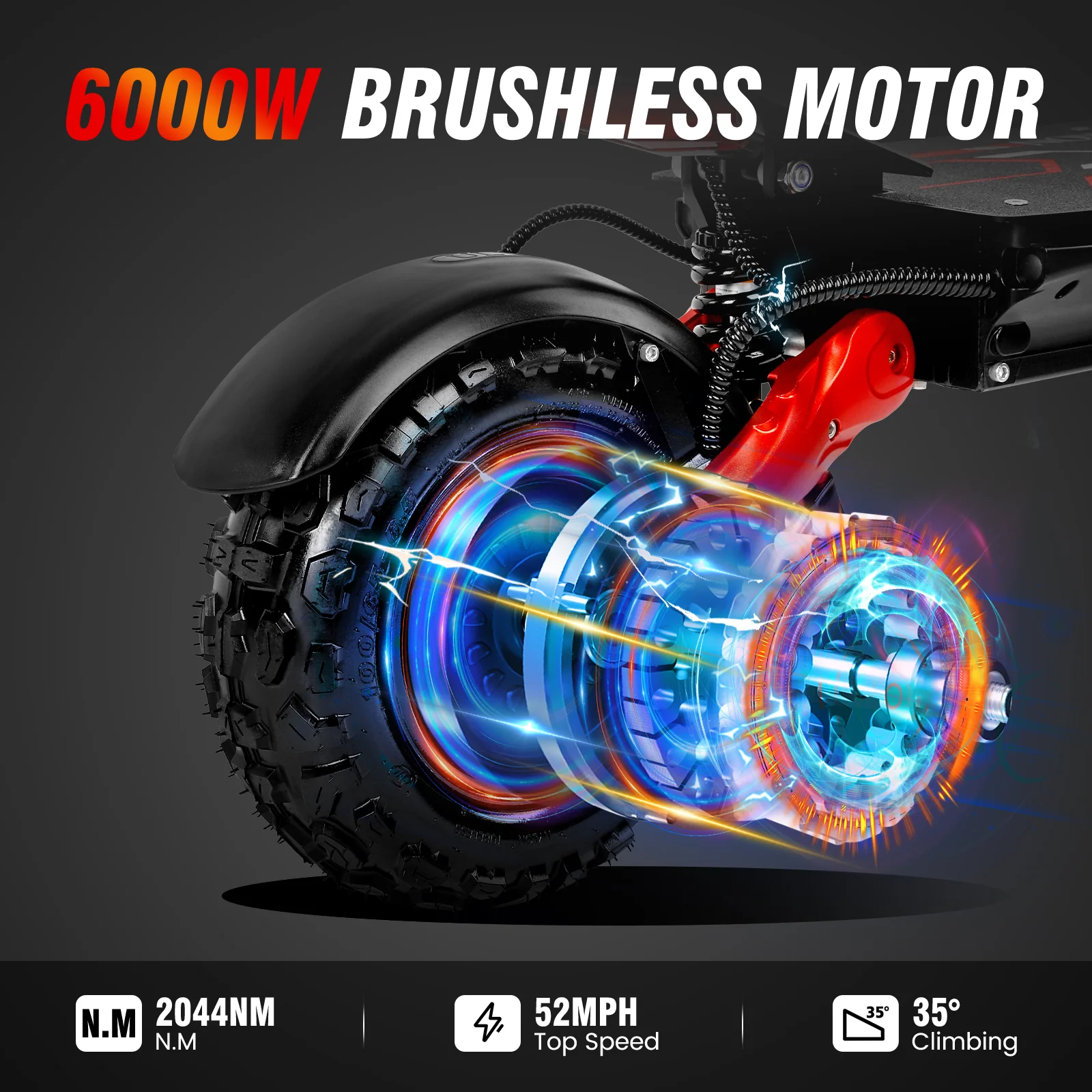 6000W Electric Scoote for adults very new Second-hand - Image 4